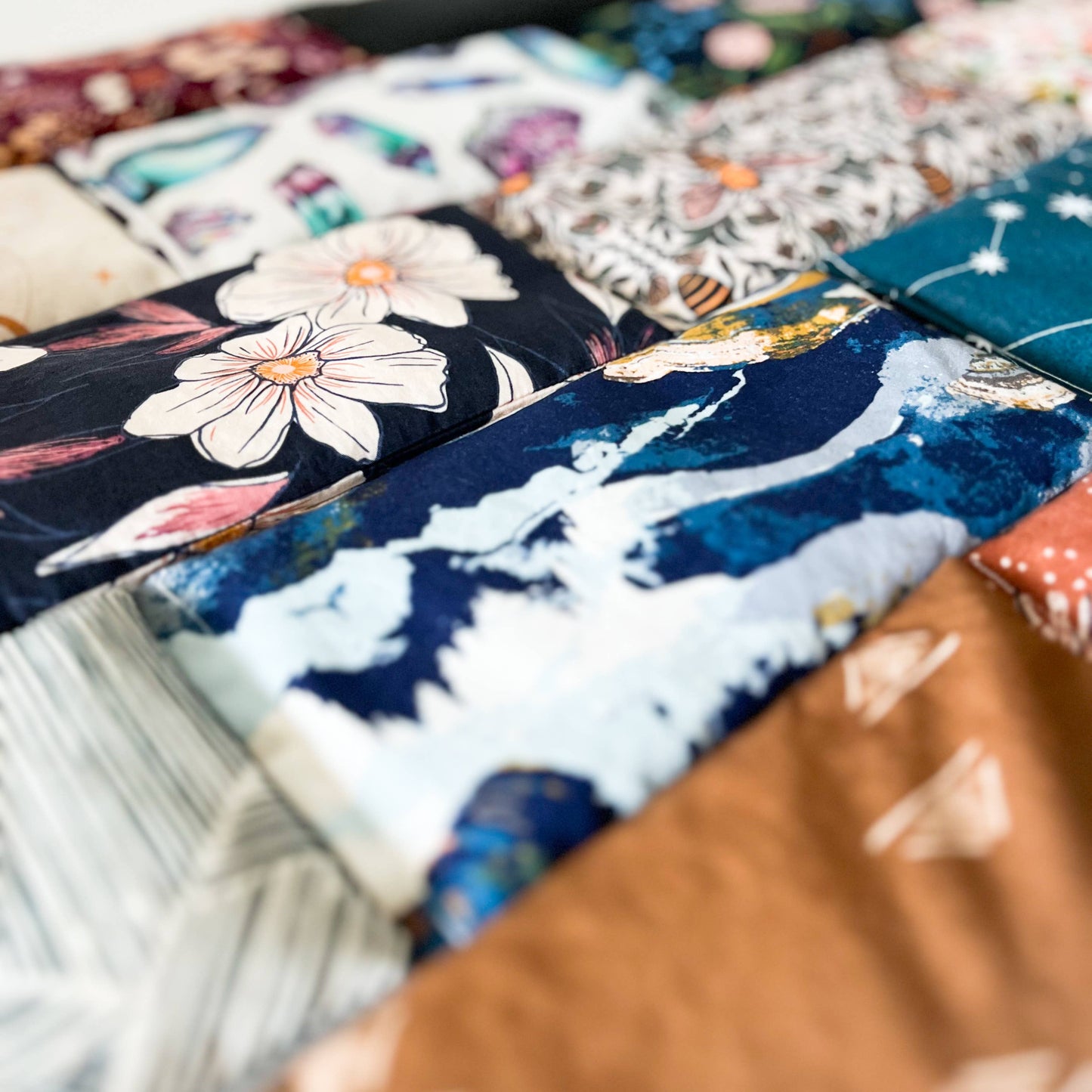 Lavender Eye Pillow - Mint, White & Gold Stars