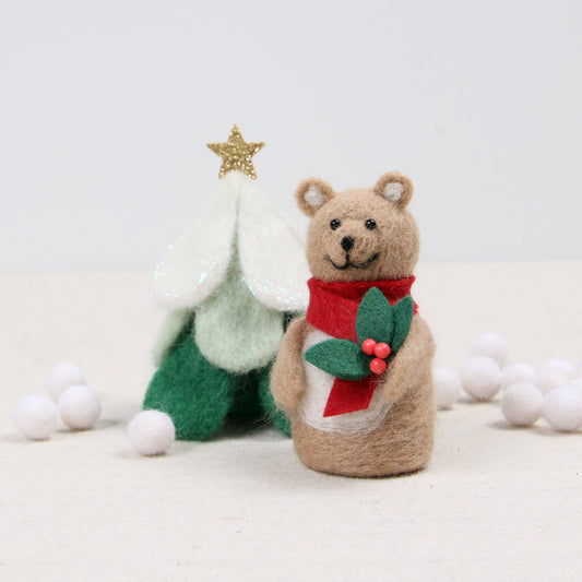 Needle Felting Kit, Babba Bear