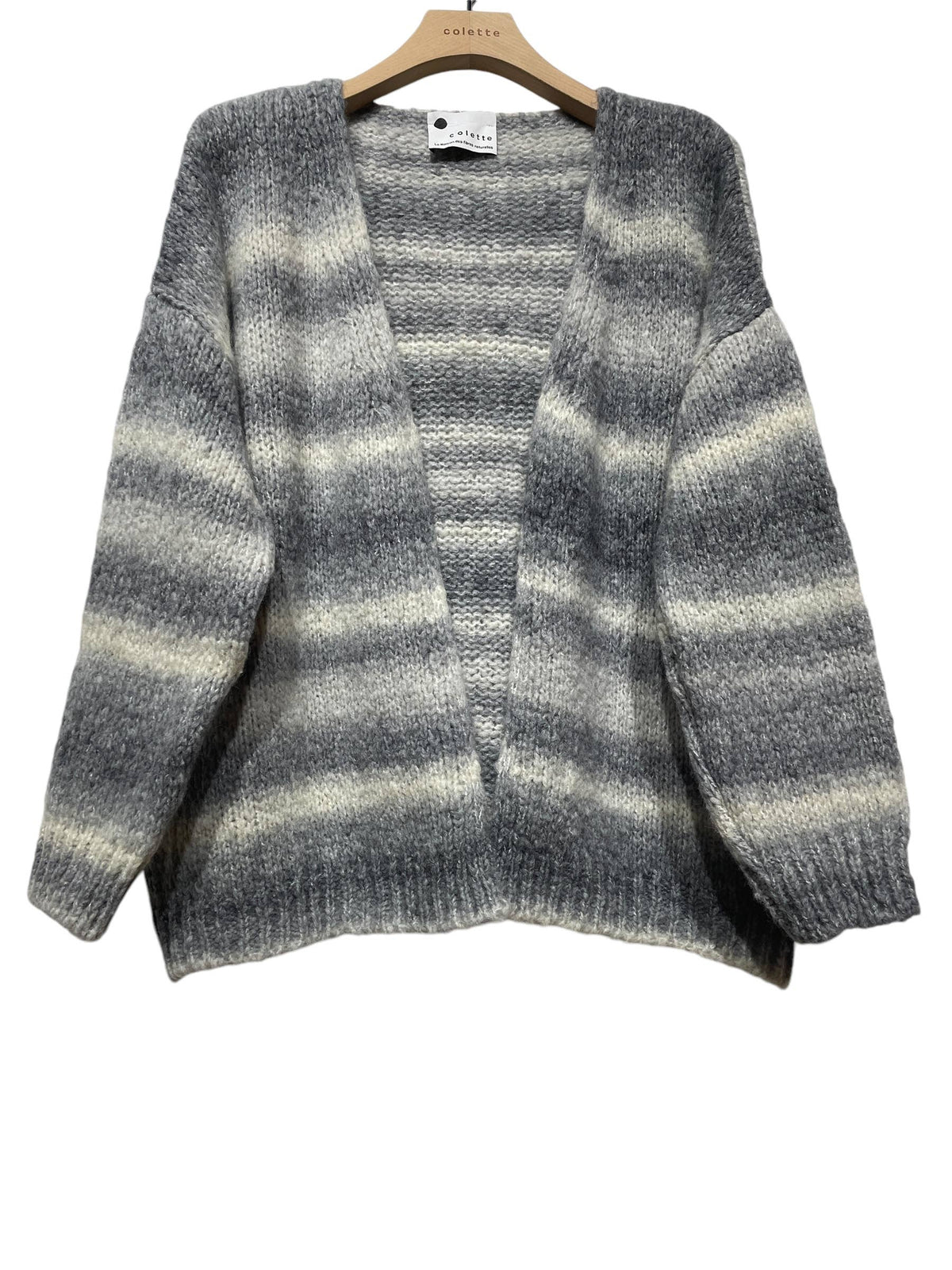 Striped Gray Sweater