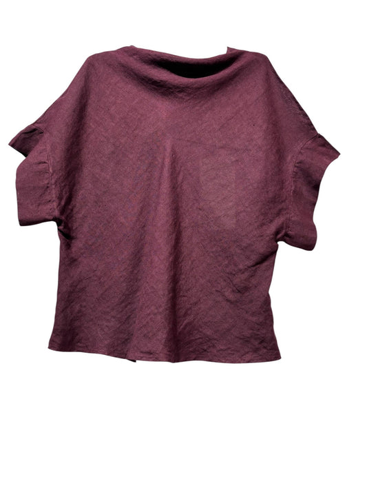 Bordeaux Linen Blouse