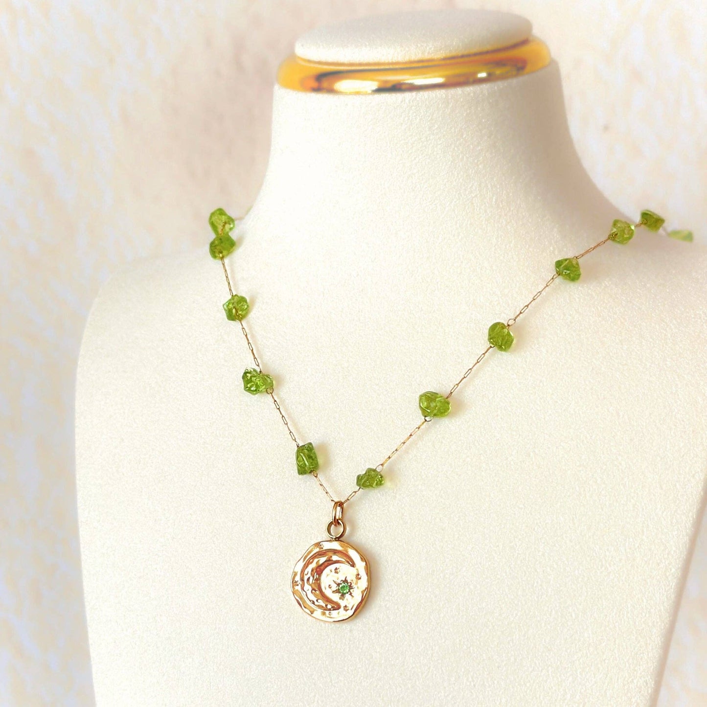 Peridot Lunar Necklace