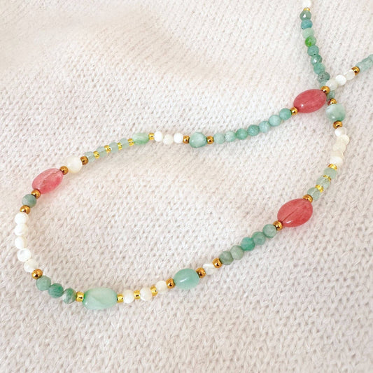 Amazonite Beaded Necklace