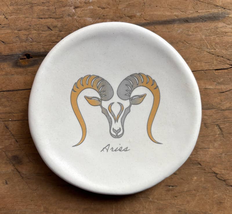 Round Dish: Zodiac & Astrological signs