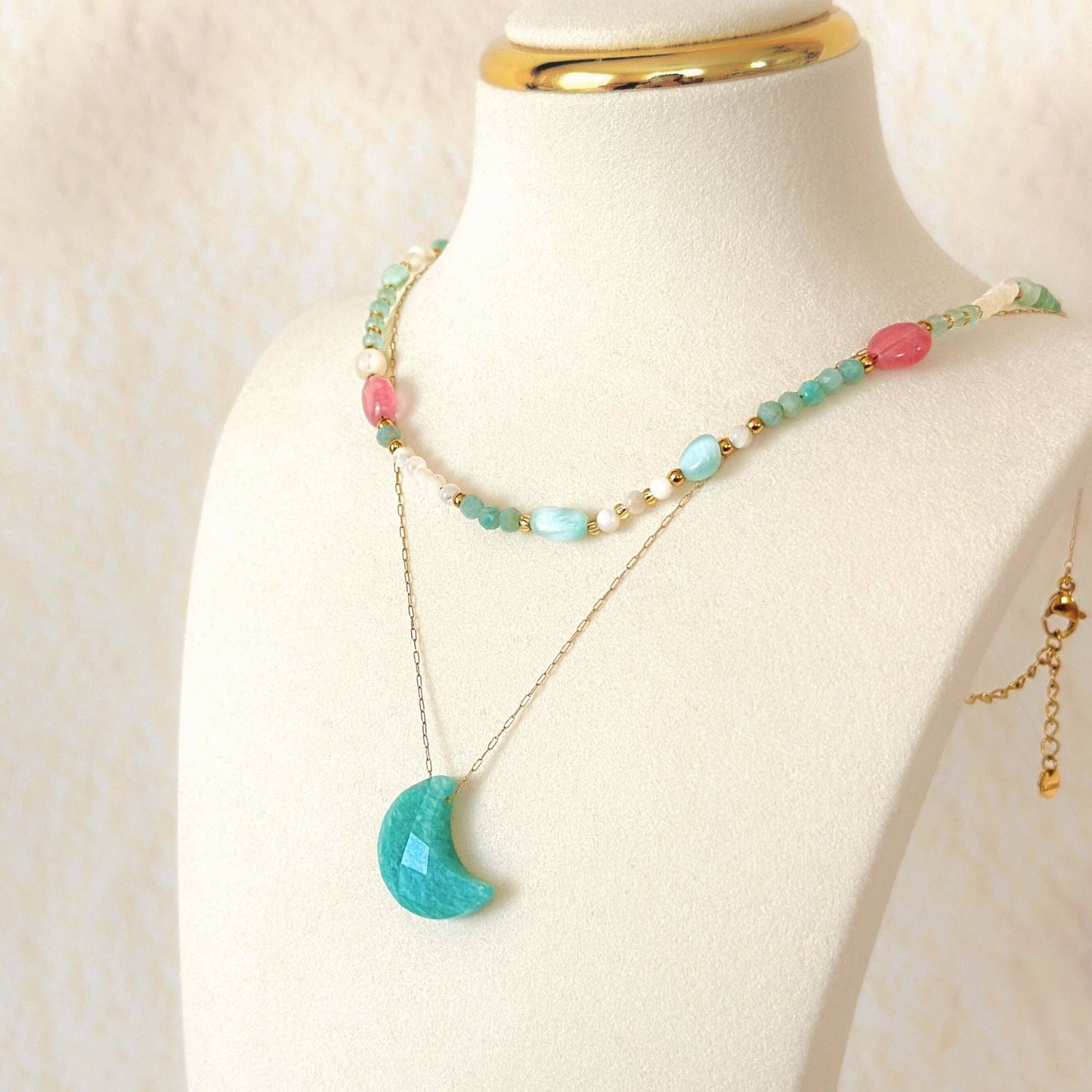 Amazonite Beaded Necklace