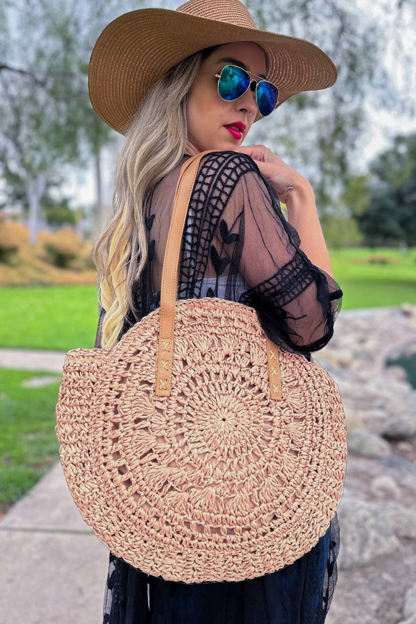 Straw Tote Bag – Summer Beach Everyday Bestseller