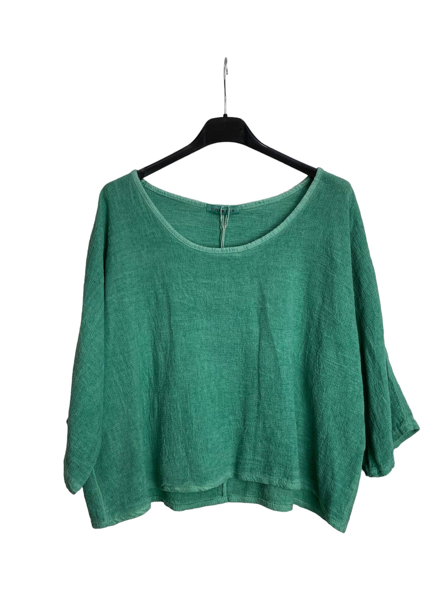1973 INGRID WOMEN'S COTTON LINEN CROP TOP