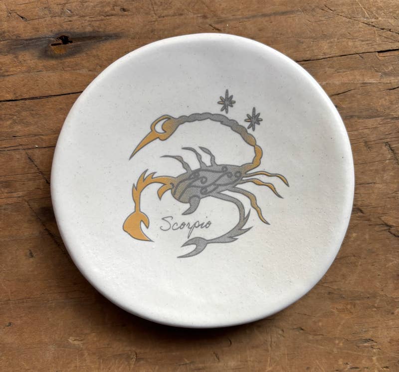 Round Dish: Zodiac & Astrological signs