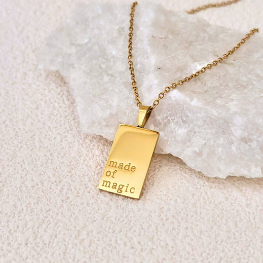 'Made of Magic' Affirmation Necklace – Spiritual Jewelry