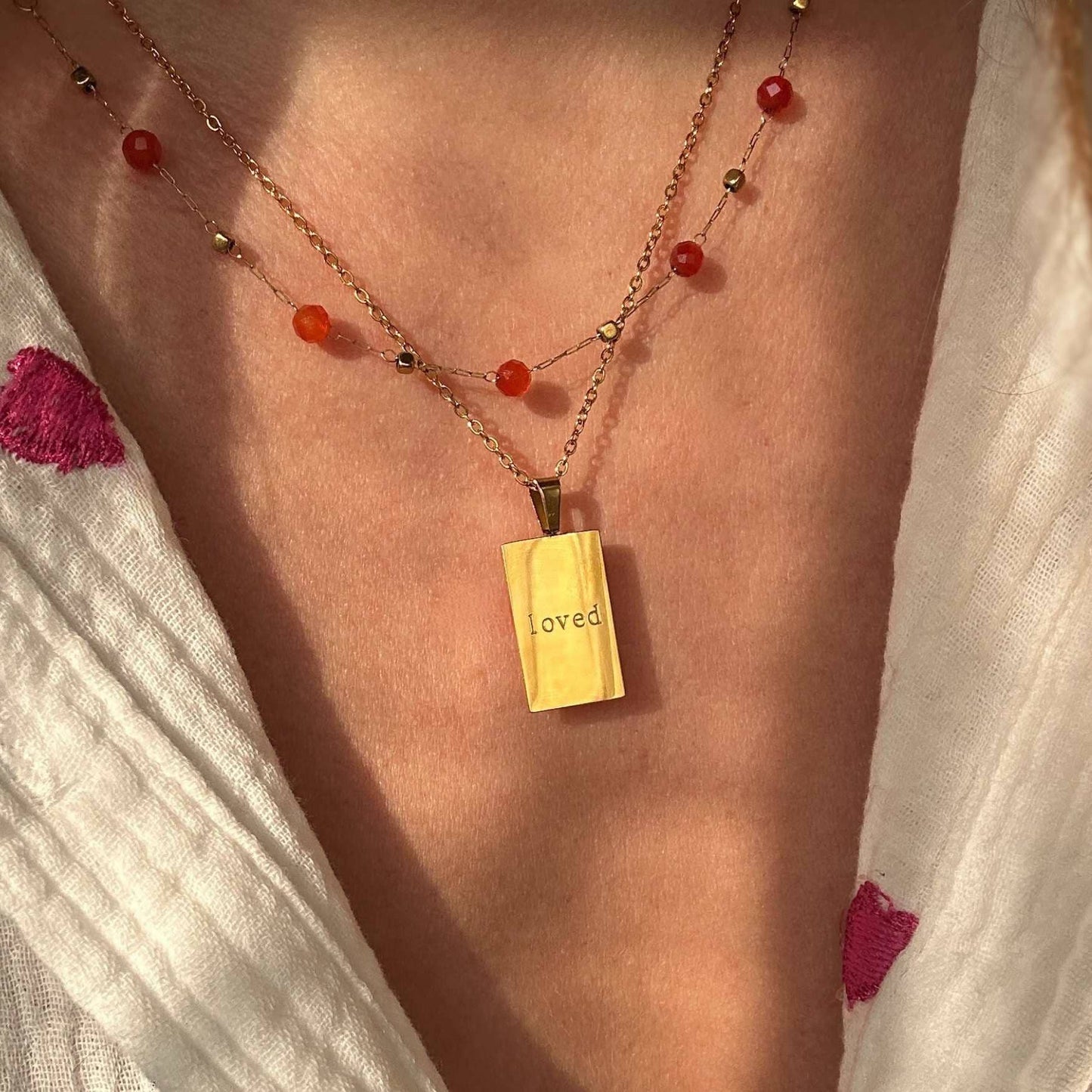 Crystal Harmony Chain Necklace