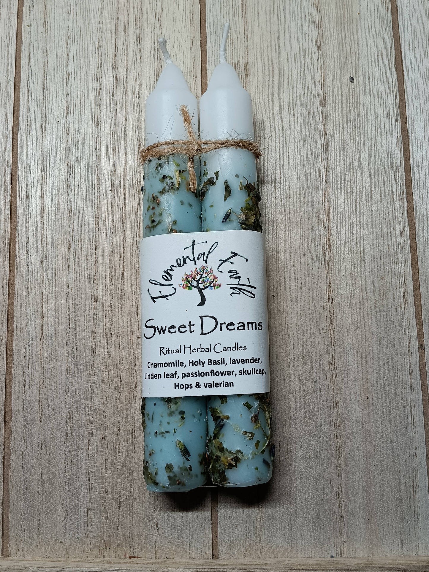 Sweet Dreams Herbal 6 inch Candles