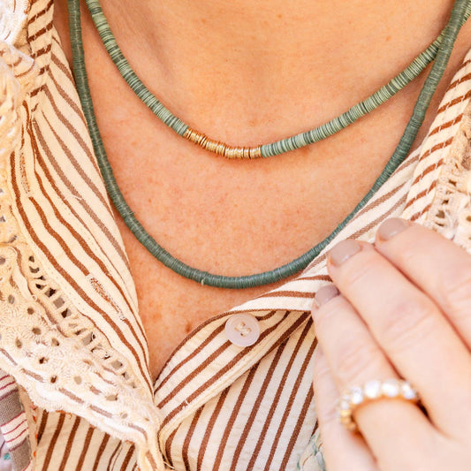 Emerald Shore Layered Necklace