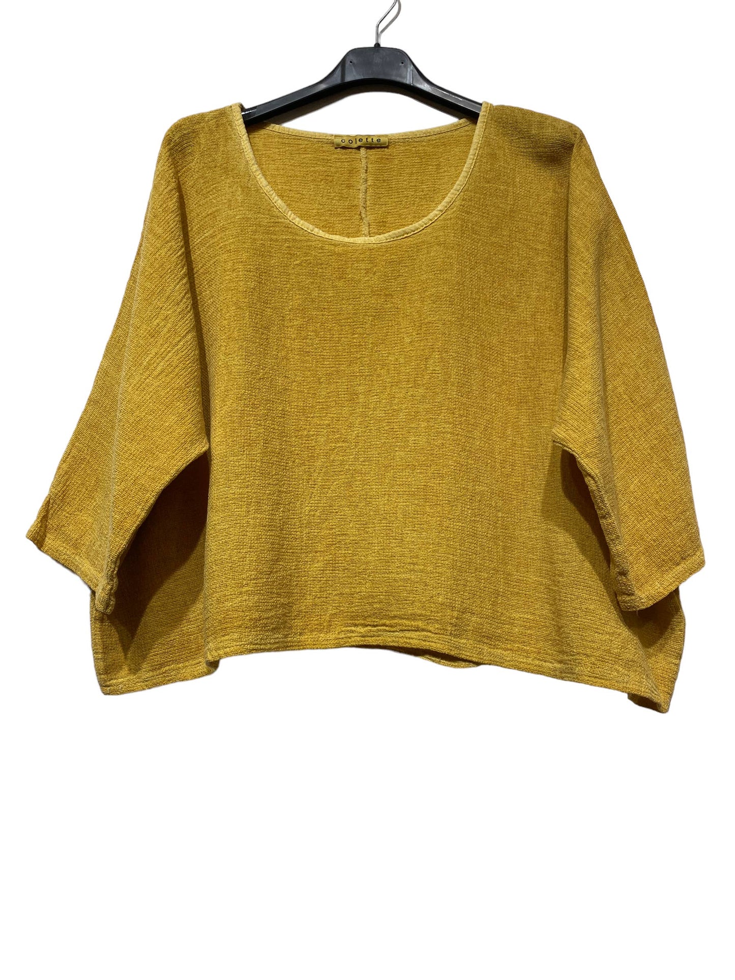 1973 INGRID WOMEN'S COTTON LINEN CROP TOP
