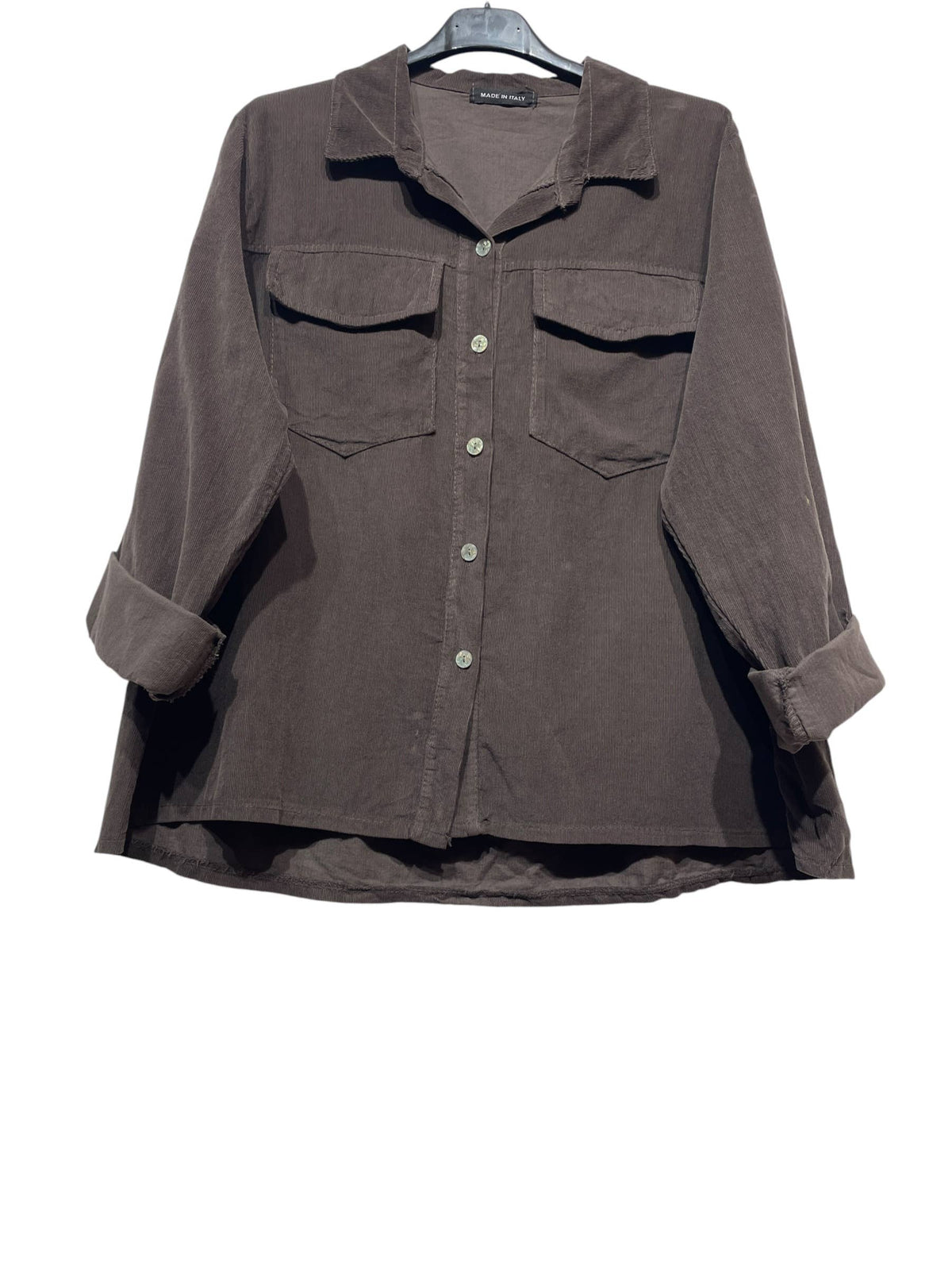 100% Cotton Shirt-Jacket in Corduroy with Pockets | Multiple Color Options