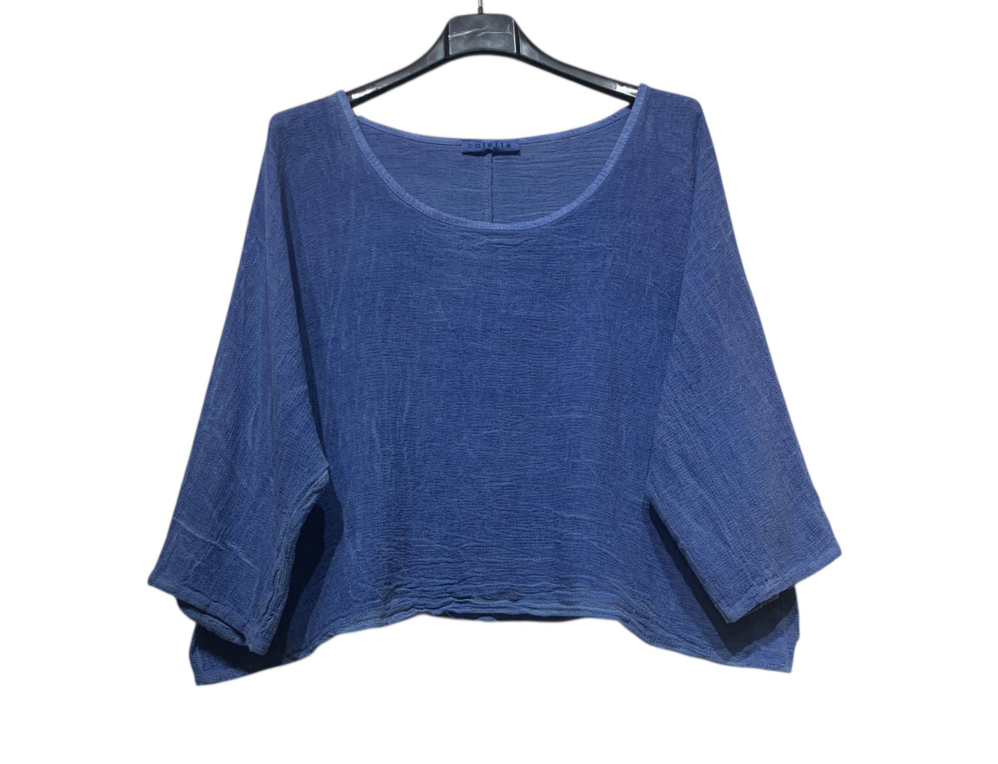 1973 INGRID WOMEN'S COTTON LINEN CROP TOP