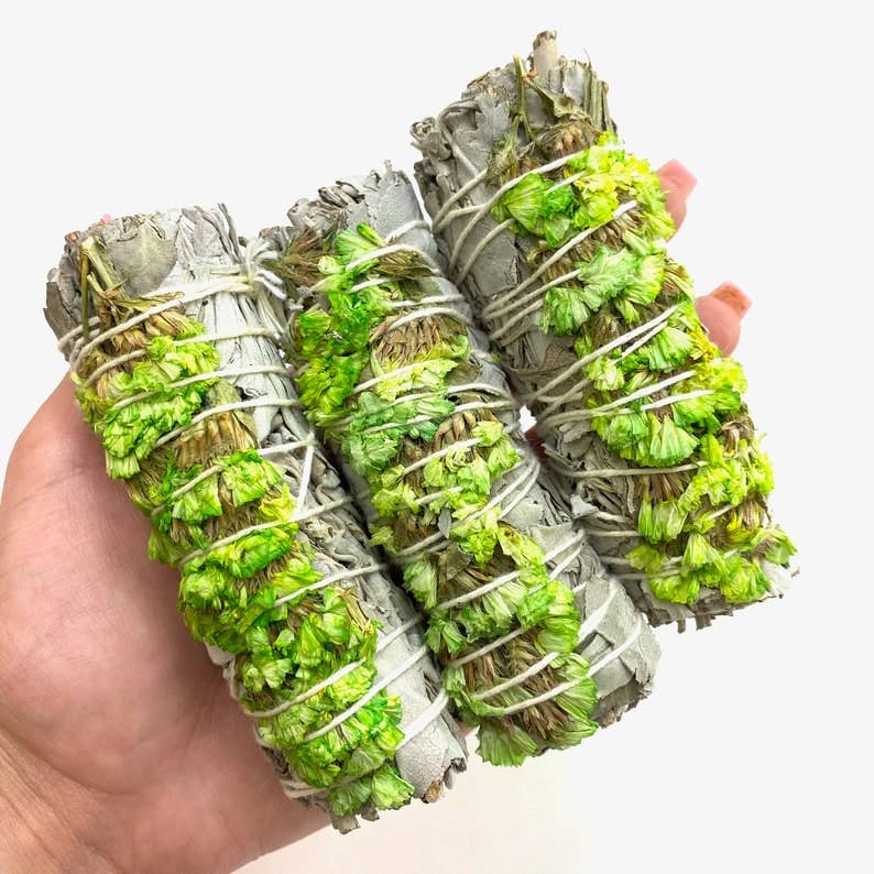 Luck Sage Green Smudge Sticks | Good Luck, Money, Abundance
