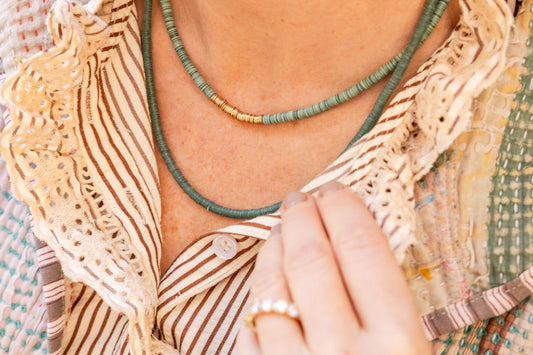Emerald Shore Layered Necklace