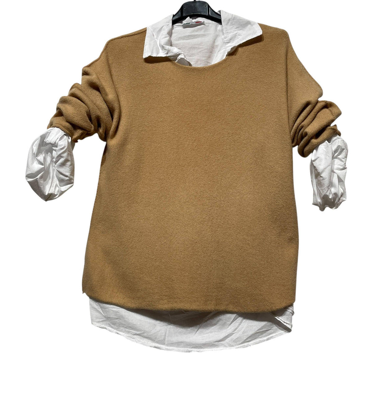 Seamless Round Neck 2-Piece Sweater | Multiple Color Options
