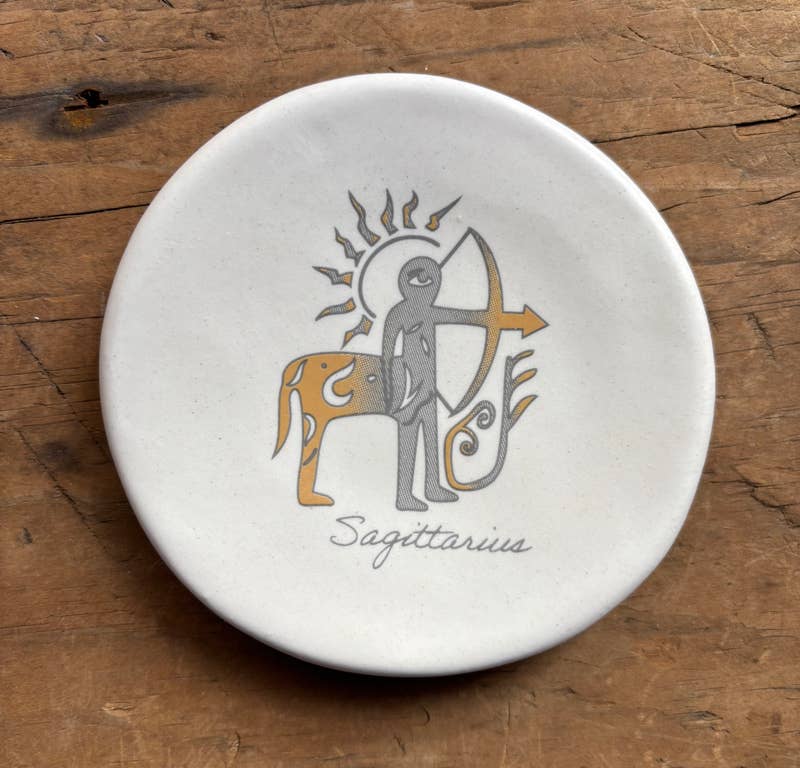 Round Dish: Zodiac & Astrological signs