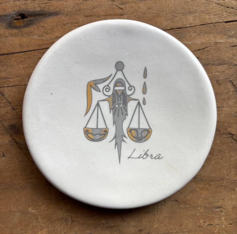 Round Dish: Zodiac & Astrological signs