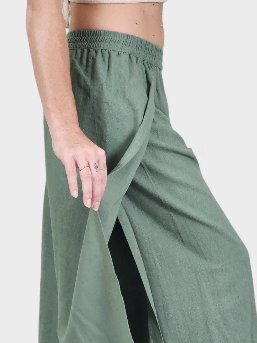 Jute Fly Away Trousers (Sage)