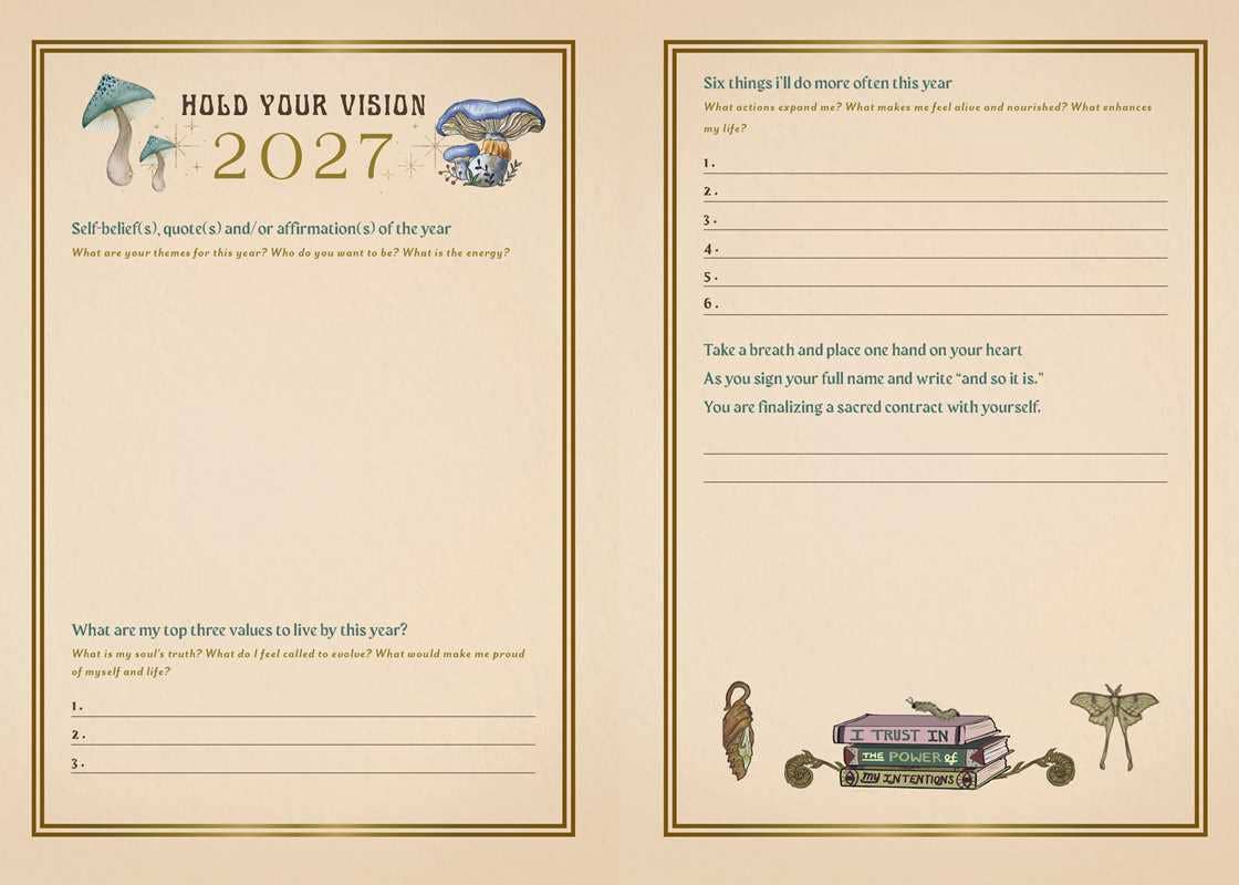 2027 Manifest Your Dreams Planner Calendar by Alexis Rakun