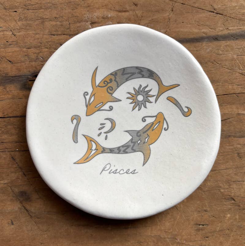 Round Dish: Zodiac & Astrological signs