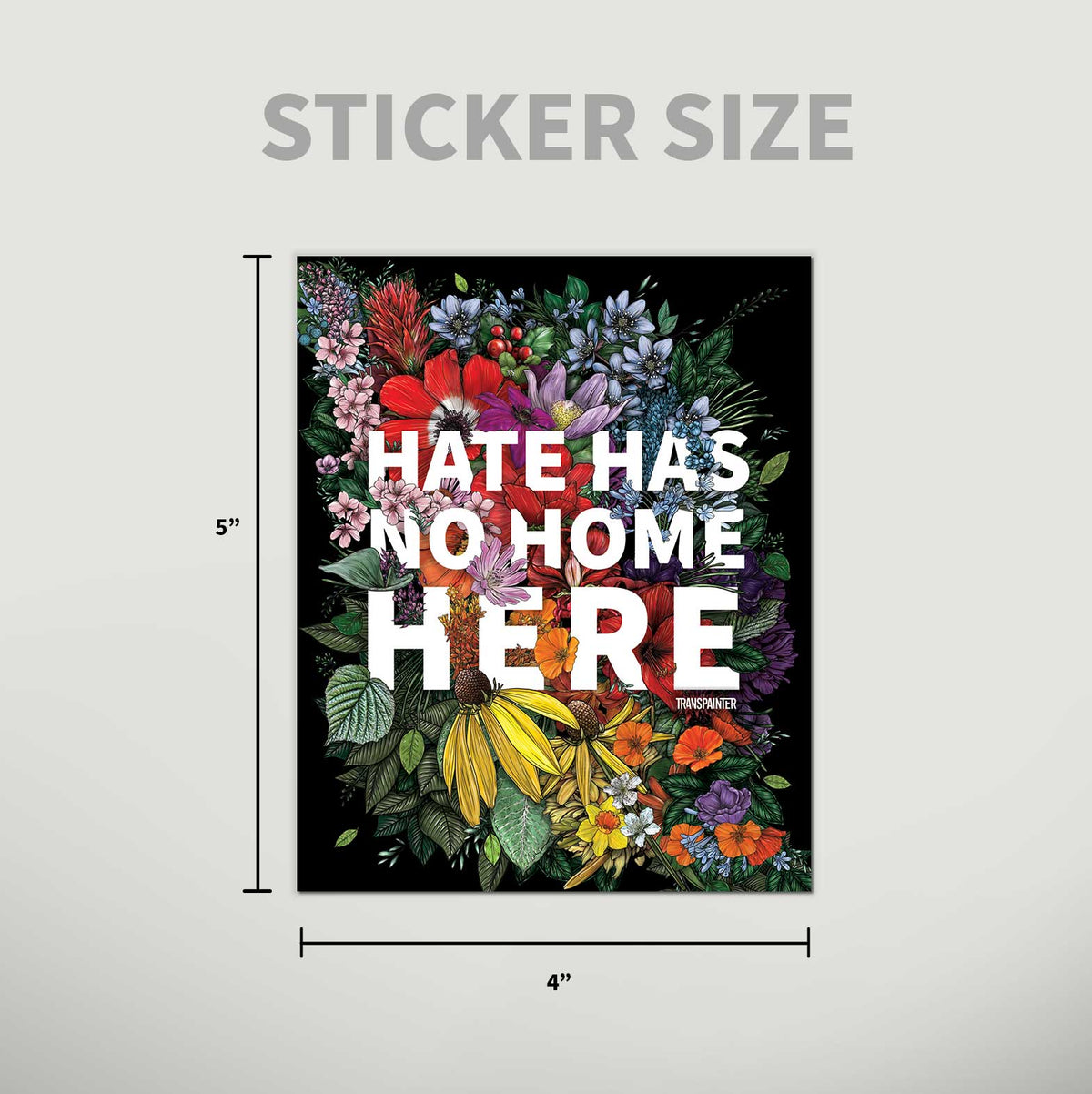 Hate Has No Home Here Bumper Sticker | No Hate Decal