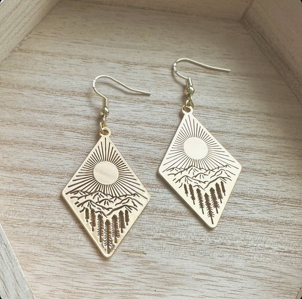 18k Gold Plated Winter Morning