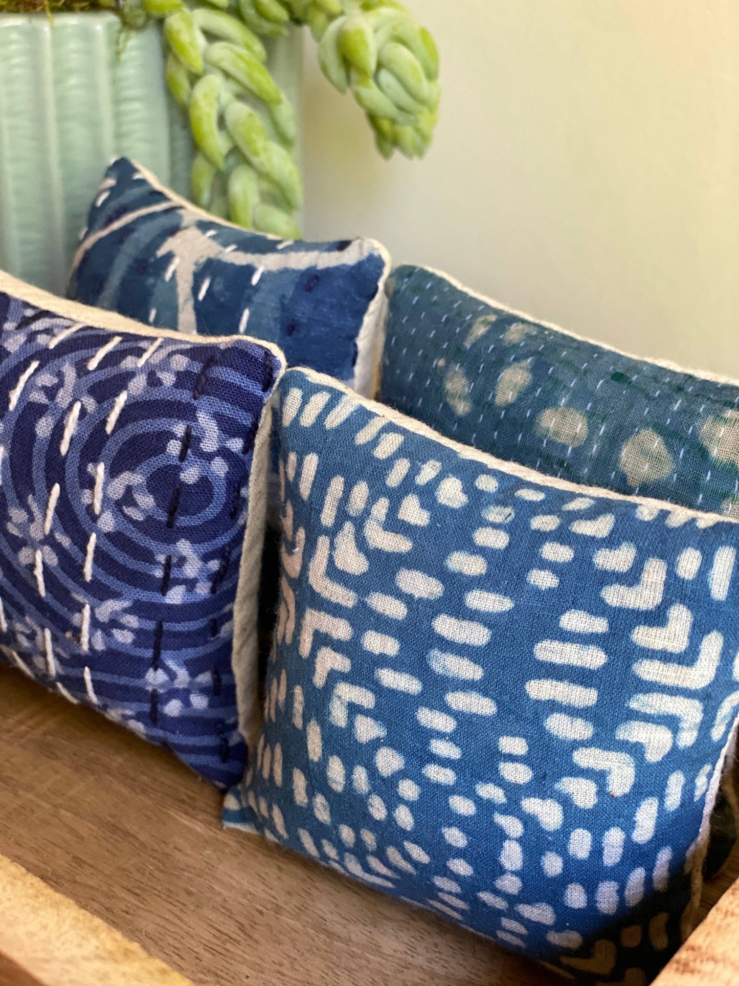 Blue Square Lavender Sachets