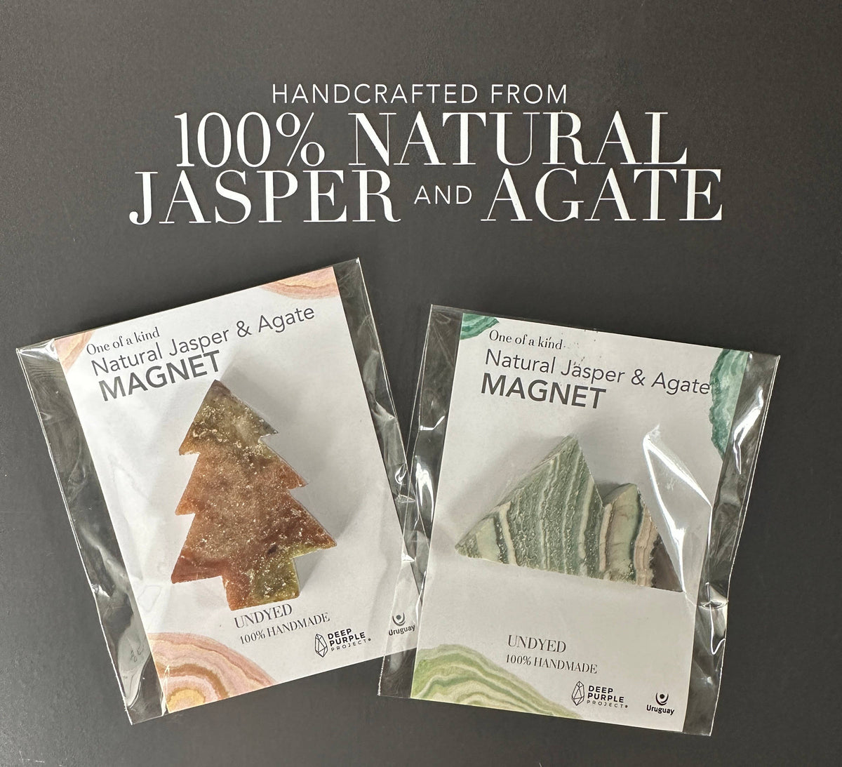 Mountain Jasper & Agate Magnet. National Park Souvenir