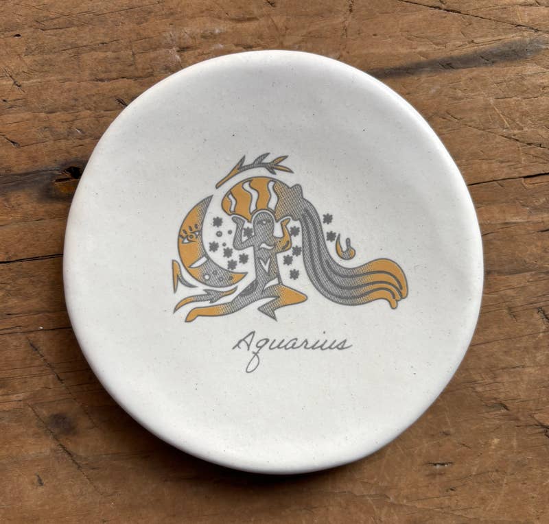Round Dish: Zodiac & Astrological signs