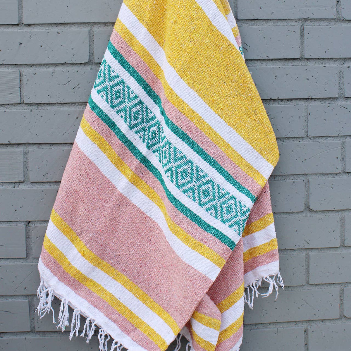 Mexican Throw Yoga Blanket