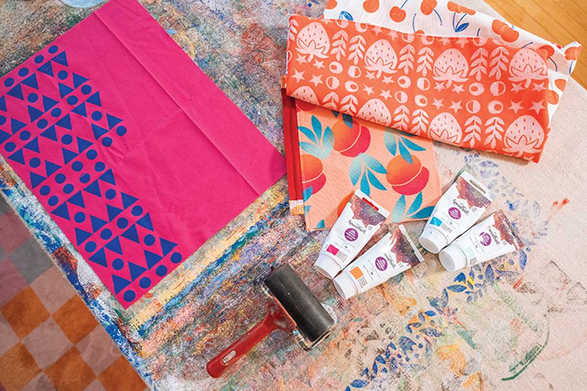 Art of Fabric Block Printing by Andria Green