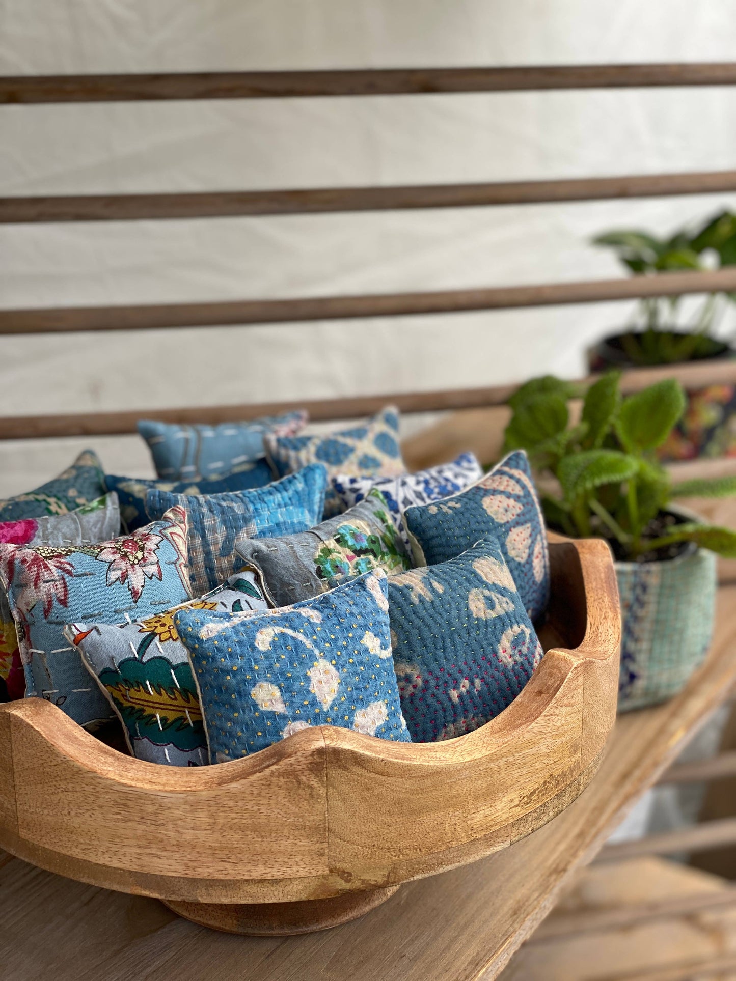 Blue Square Lavender Sachets