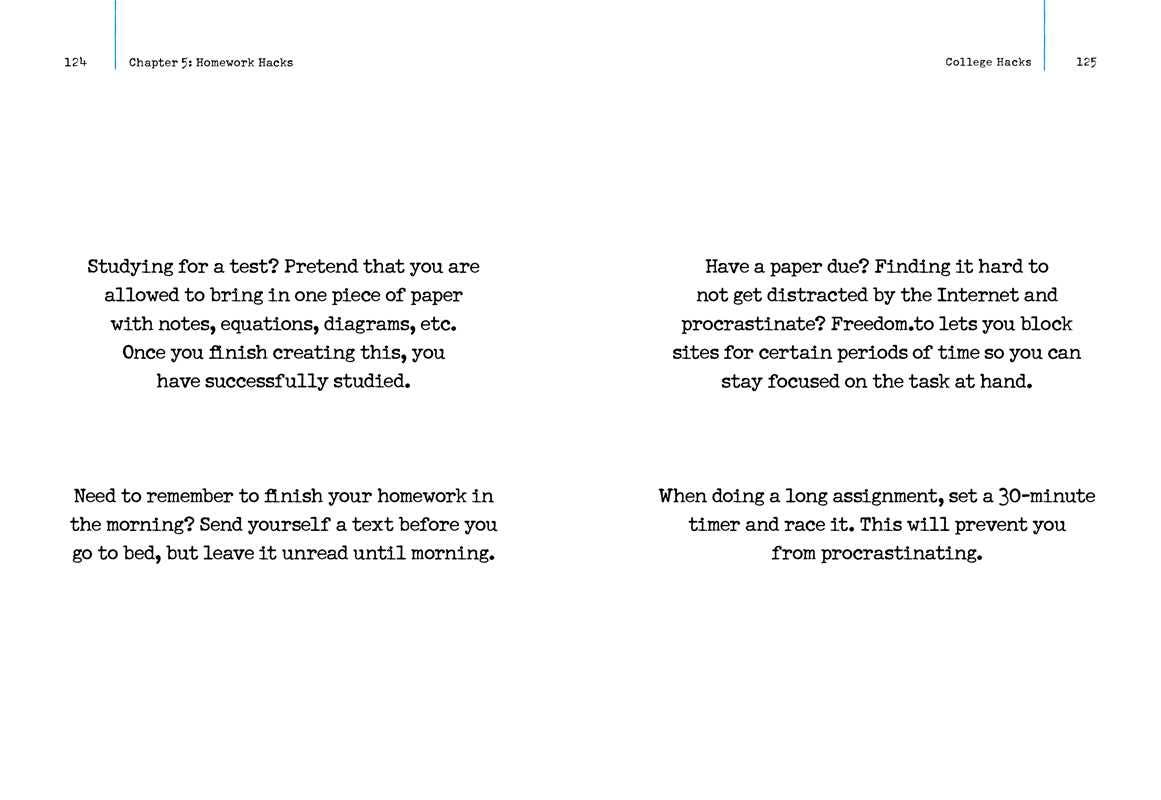 College Hacks: Updated and Expanded by Keith Bradford