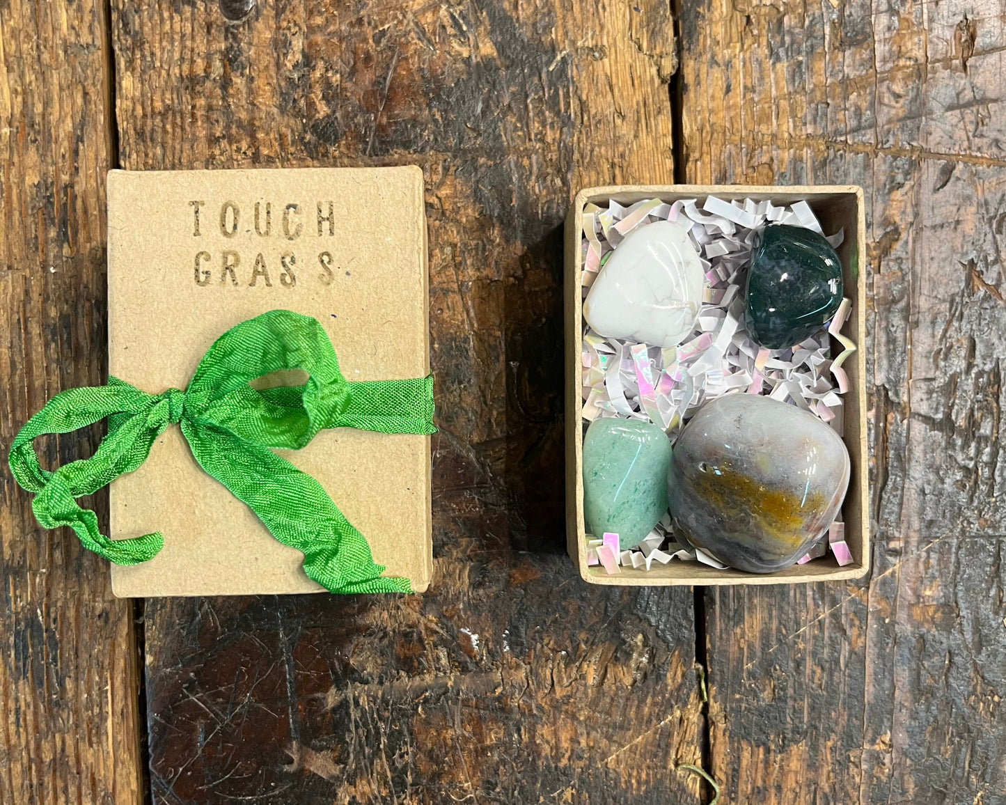 Touch Grass Crystal Box
