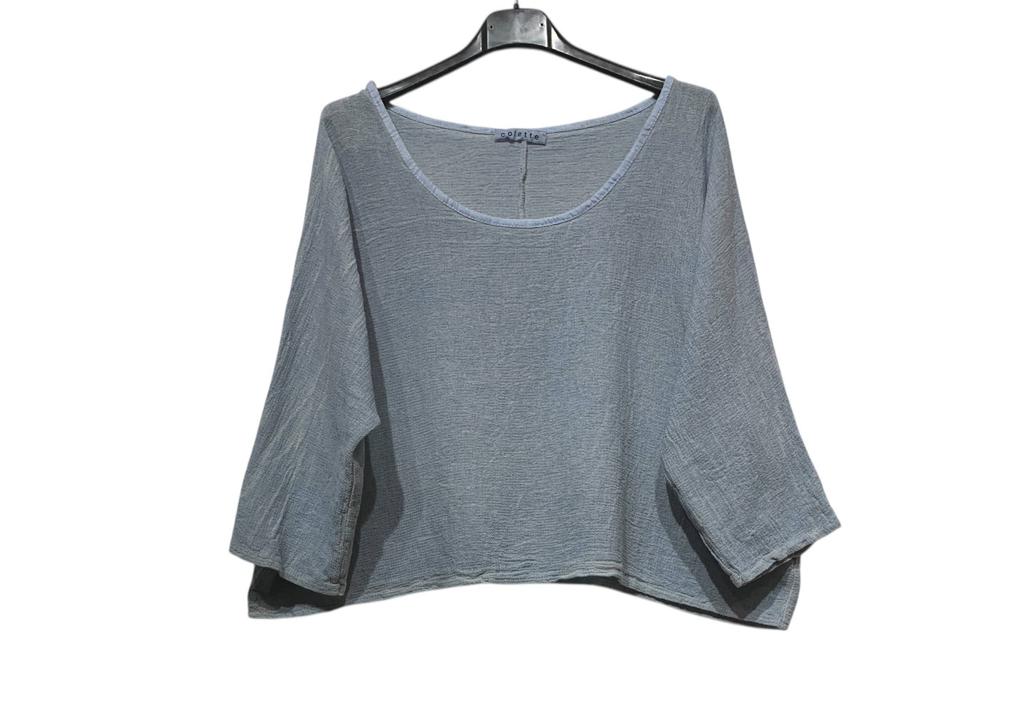 1973 INGRID WOMEN'S COTTON LINEN CROP TOP