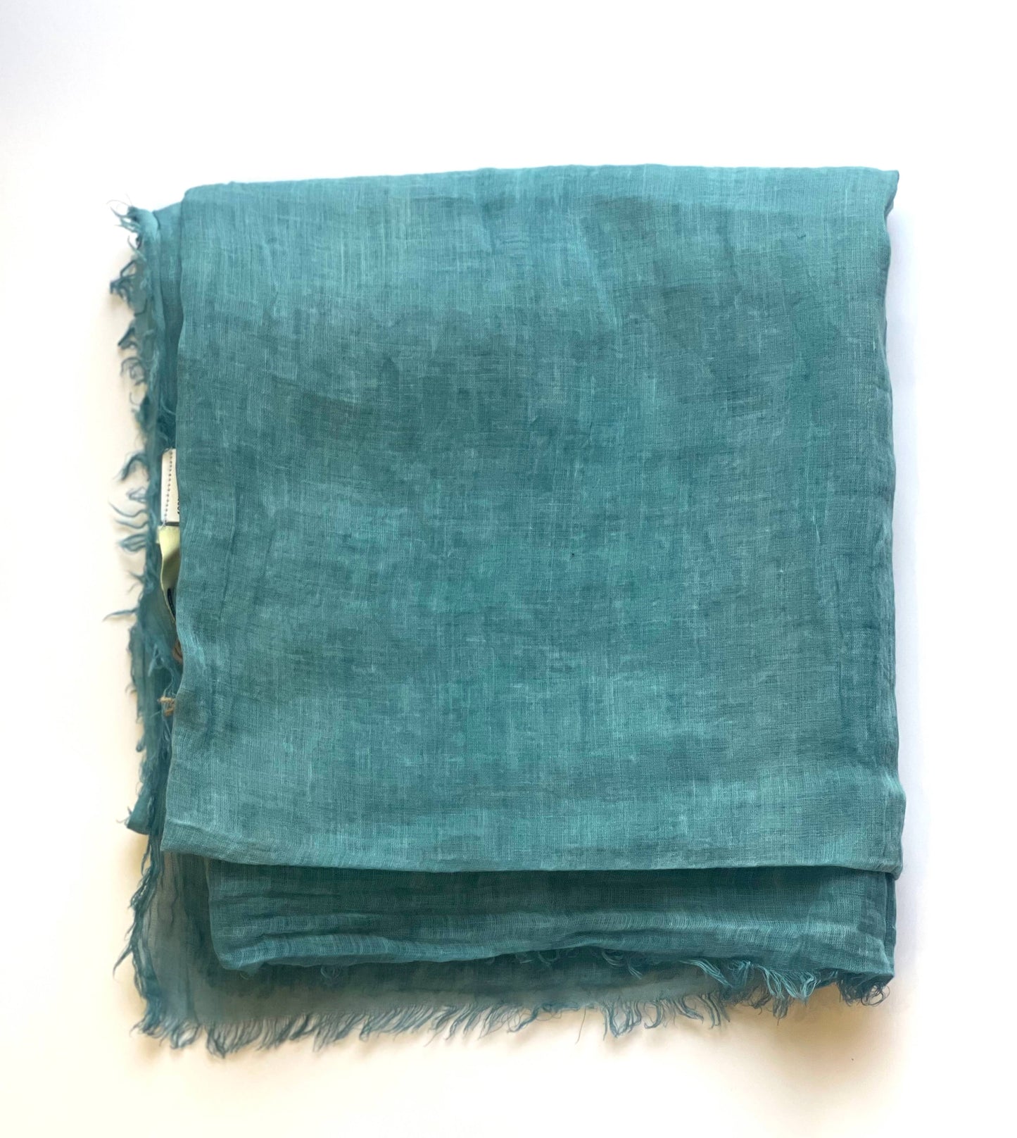 Stone Washed Cotton Scarf Teal