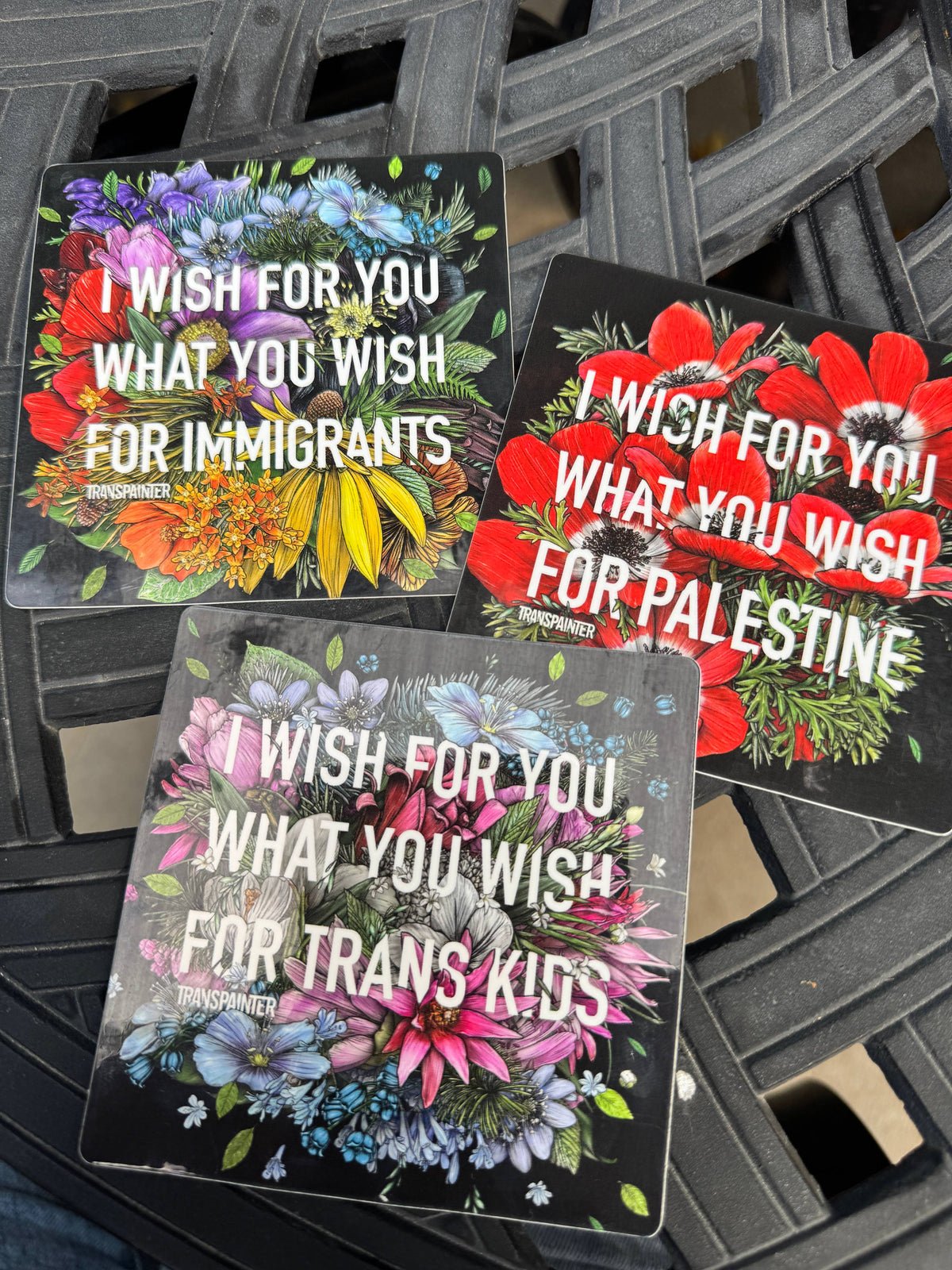 I Wish for You What You Wish for Immigrants Stickers
