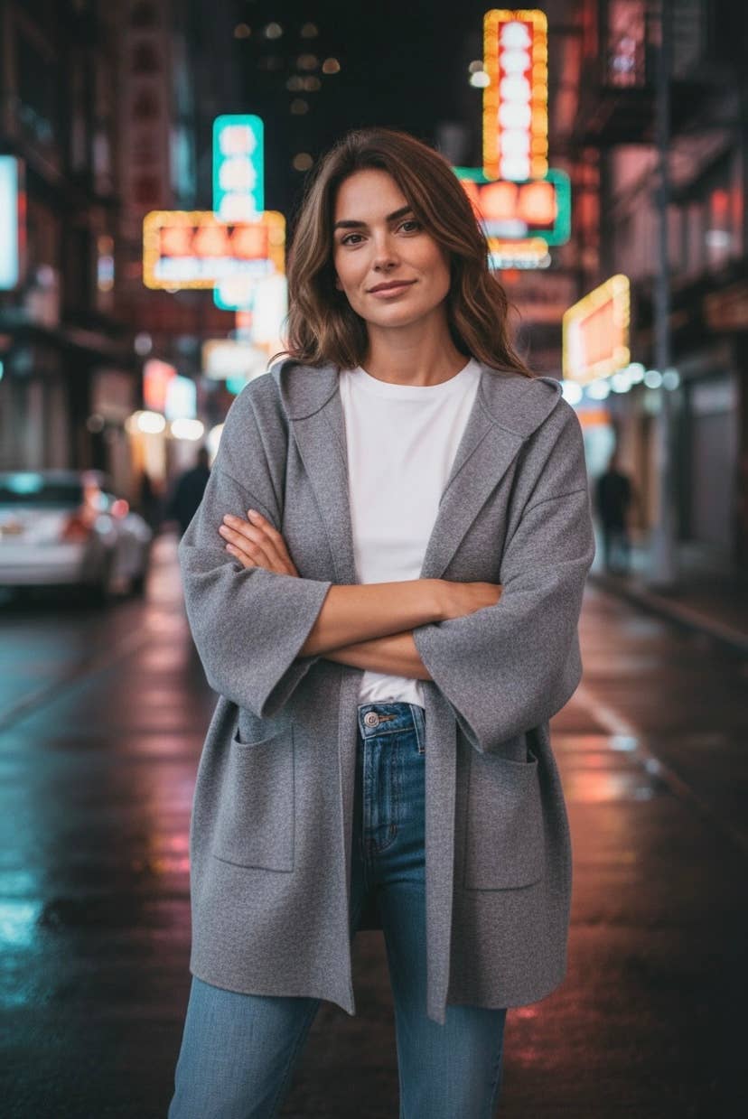 Cozy Hooded Jacket | Multiple Color Options