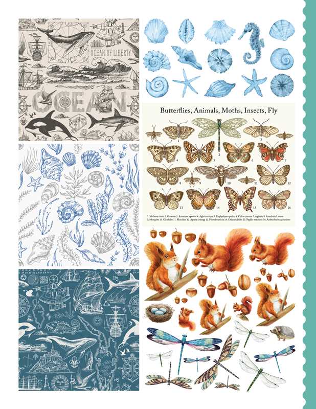 Junk Journal Cutouts: Vintage Designs by The Juliet Journal
