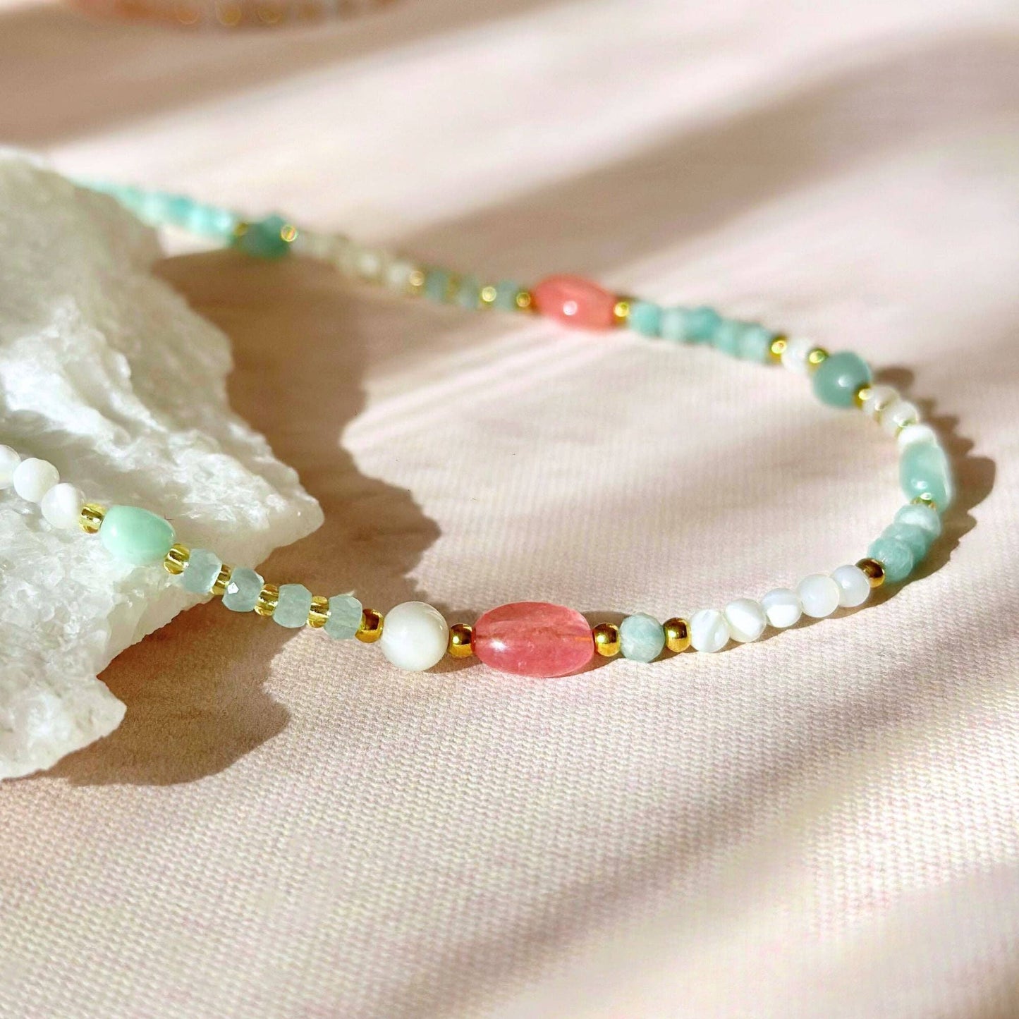 Amazonite Beaded Necklace