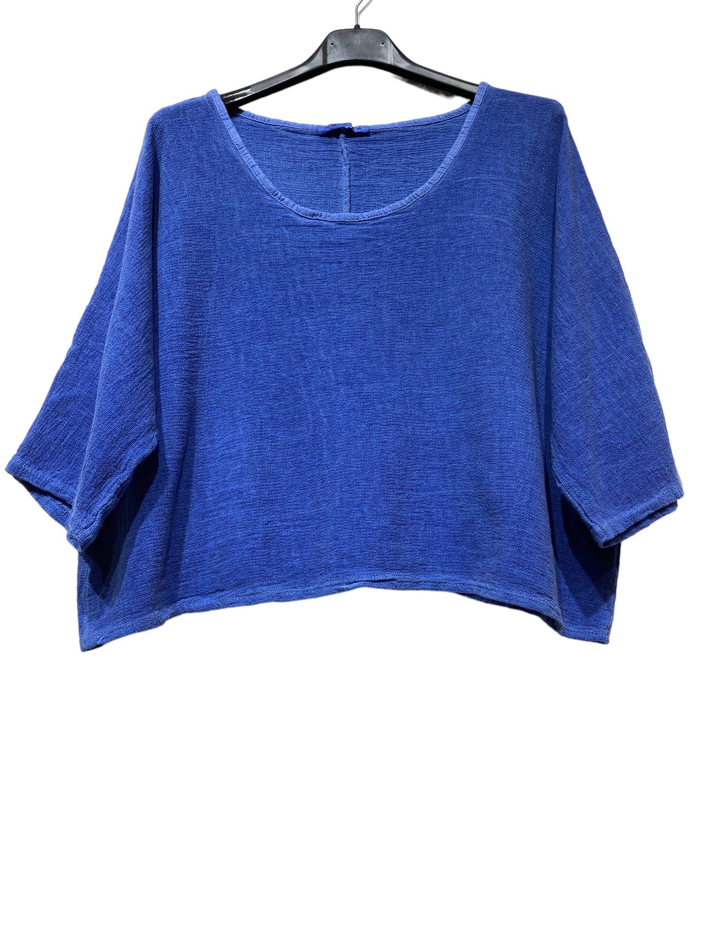 1973 INGRID WOMEN'S COTTON LINEN CROP TOP