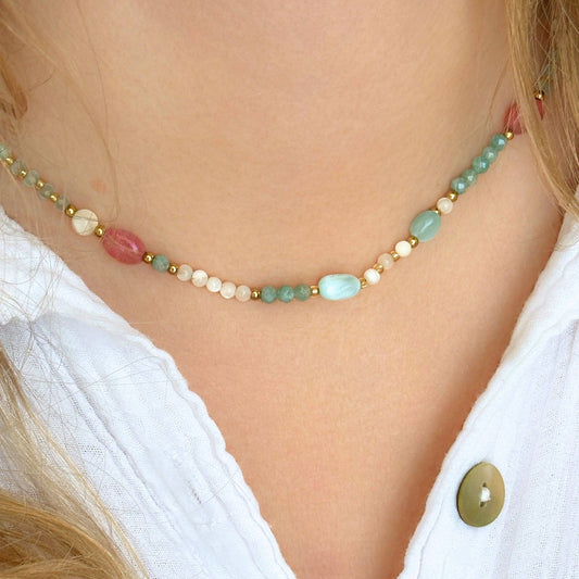 Amazonite Beaded Necklace