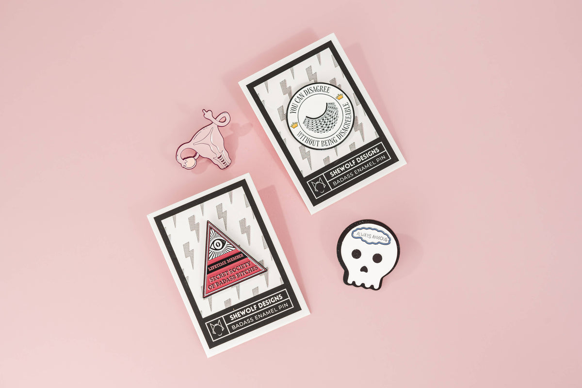 Pin: RBG Quote & Dissent Collar Ruth Bader Ginsburg Legacy