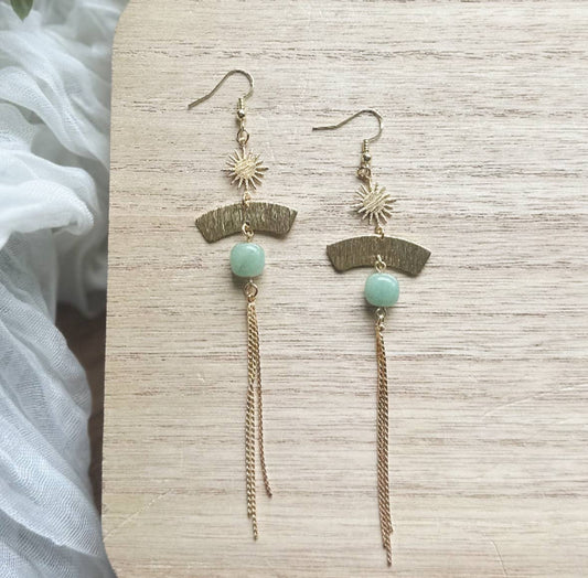 Green Aventurine Fringe