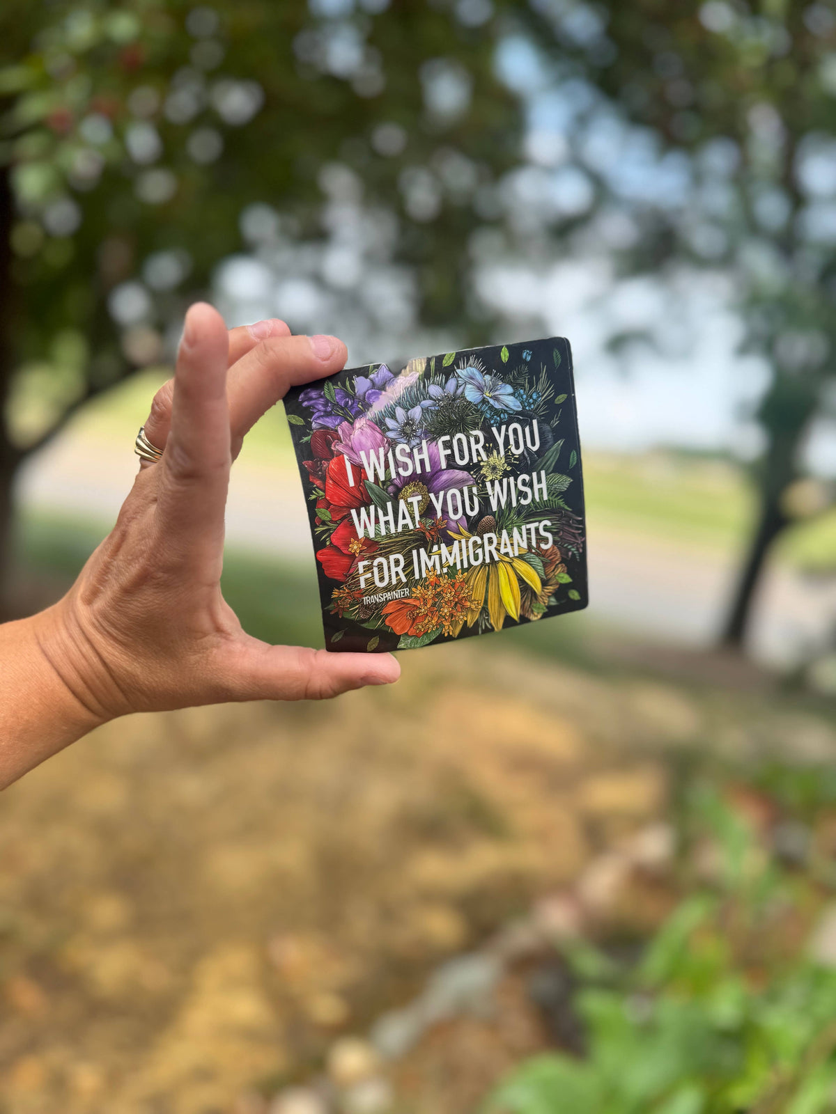 I Wish for You What You Wish for Immigrants Stickers