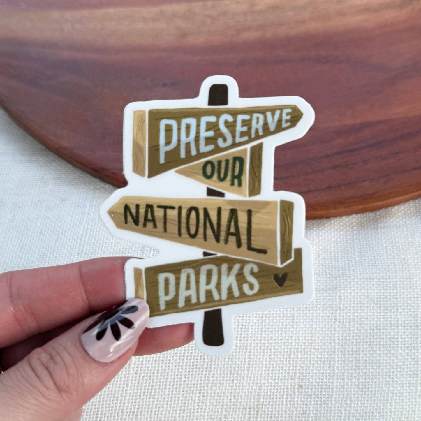 Preserve Our National Parks Sticker