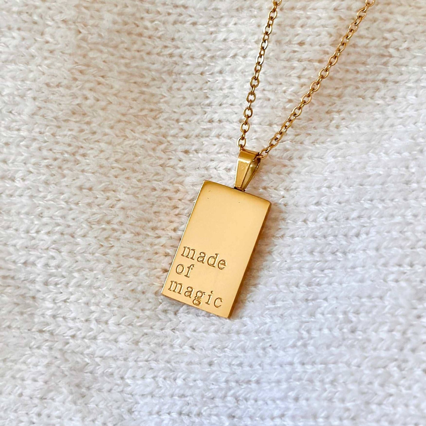 'Made of Magic' Affirmation Necklace – Spiritual Jewelry