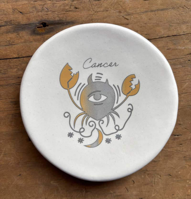 Round Dish: Zodiac & Astrological signs